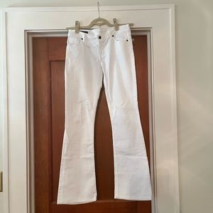 Citizens of Humanity white flare jeans